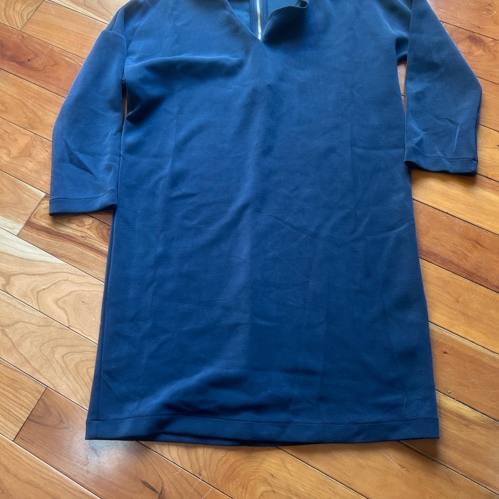 Dynamite Deep Blue Tunic/Dress with 3/4 length sleeves